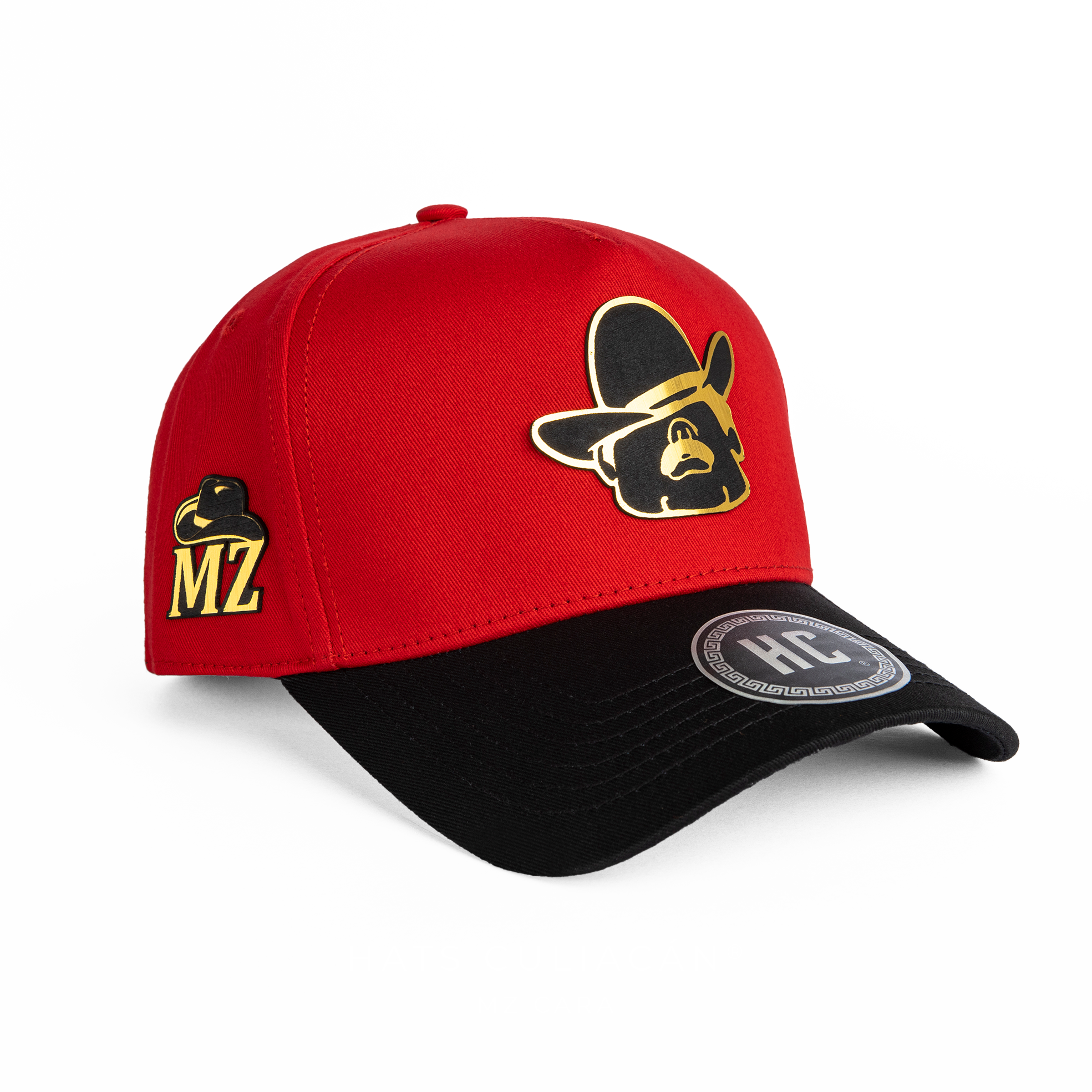 Mz Cara Black Roja Curva