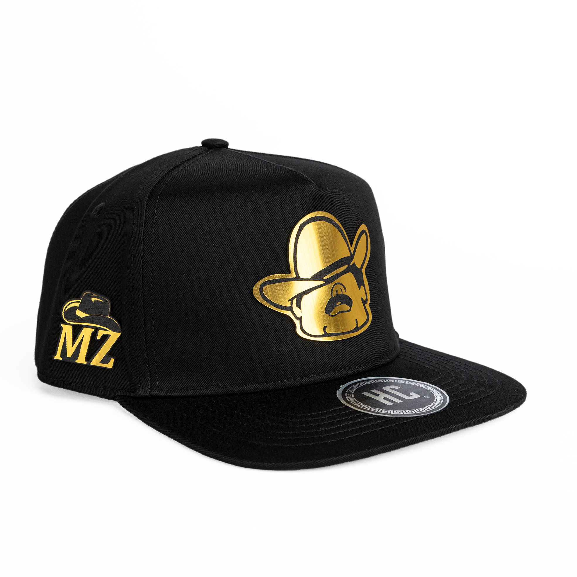 AGOTADA Mz Cara Gold Negra Plana