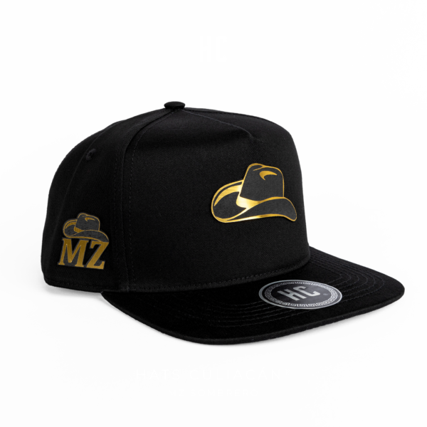AGOTADA Mz Sombrero Black Negra Plana